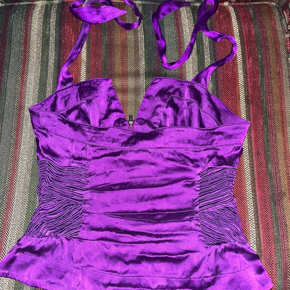 Vintage Bebe Halter Top - Picture 2 of 3